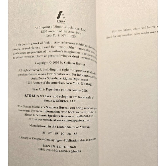 It Ends with Us By Hoover, Colleen - Brand New - Picture 2 of 6